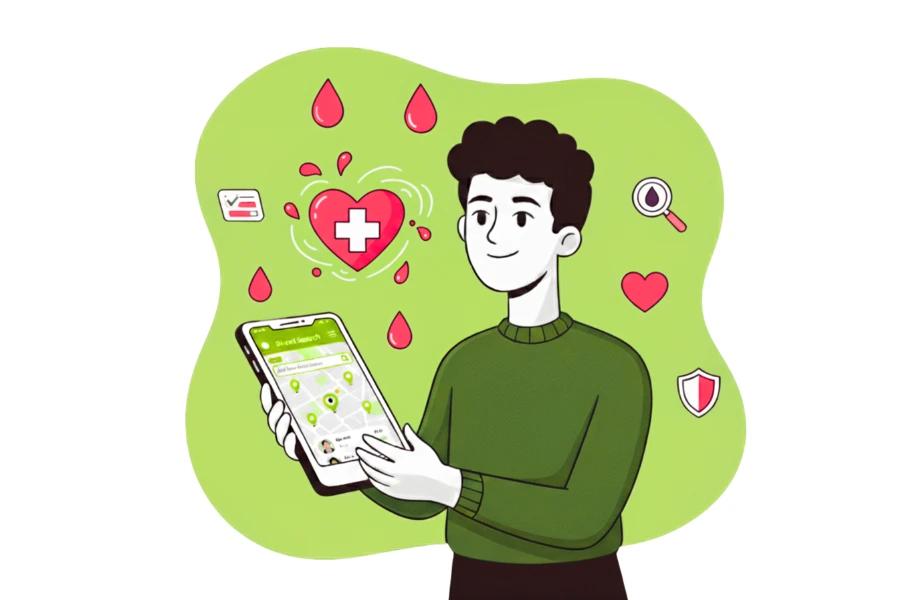 Real-Time Blood Search